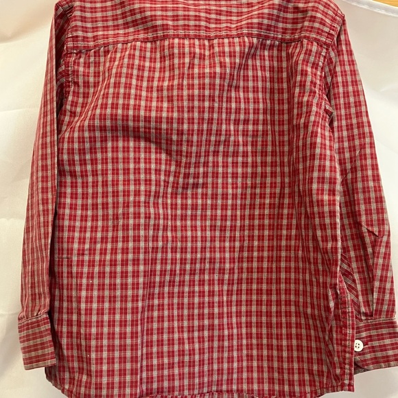 Boys Rock Plaid Button Down Shirt - Red, Green, Blue - Picture 8 of 16
